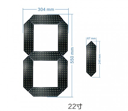 22寸防水数字模组
