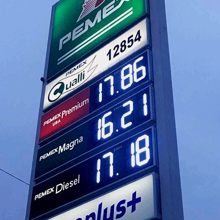 LED Gas Price Display