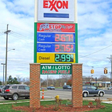 LED Gas Price Display