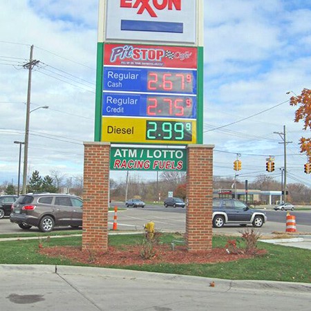 LED Gas Price Display