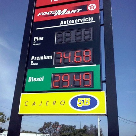 LED Gas Price Display