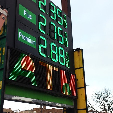 LED Gas Price Display